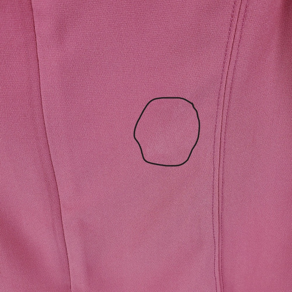 Tulip B Womens Small Rose Pink Puff Sleeve Keyhole Mock Neck Blouse S9JT2502 - Picture 6 of 8